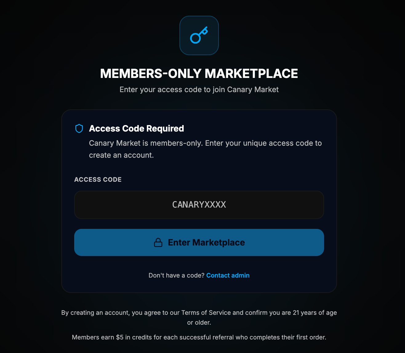 ACCESS CODE